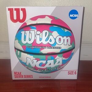 New Wilson NCAA Legend Basketball Size 6 –Indoor Outdoor Game Ball
